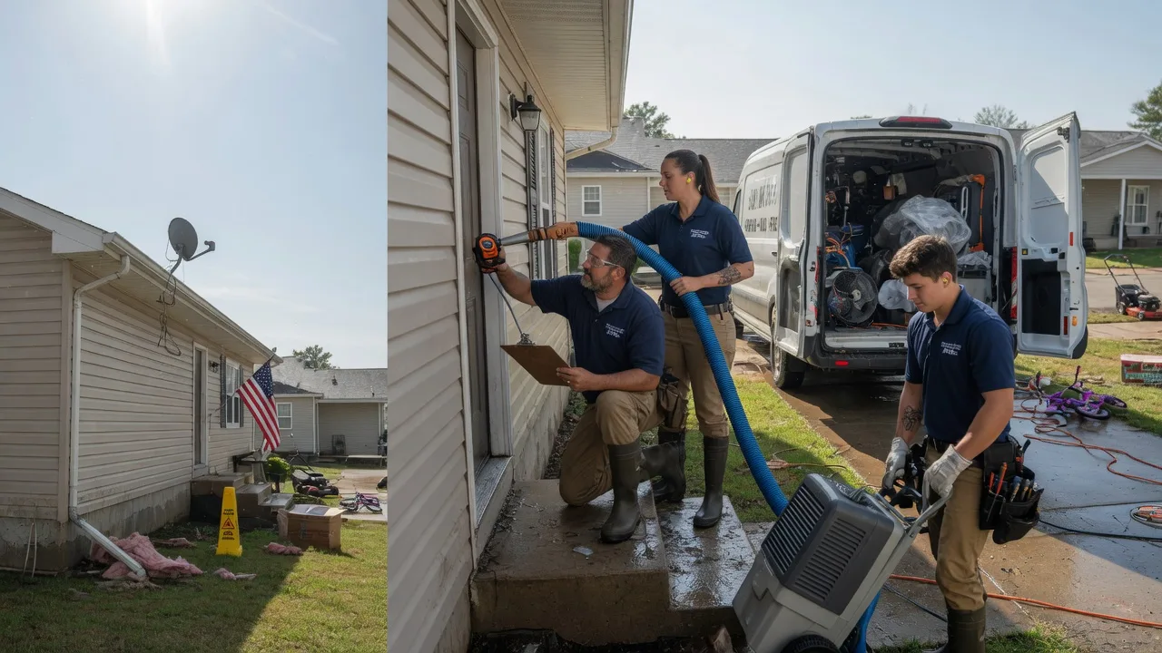 Ceiling Water Damage Restoration in Baker, LA near me